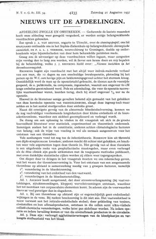 Eerste pagina van het artikel zoals het is gepubliceerd in het tijdschrift