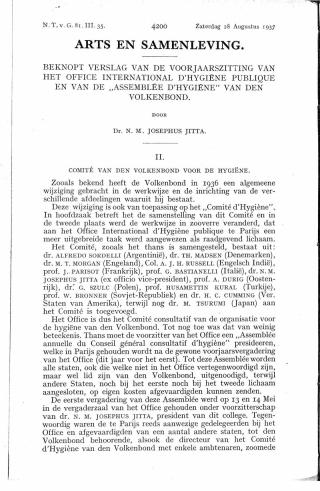 Eerste pagina van het artikel zoals het is gepubliceerd in het tijdschrift