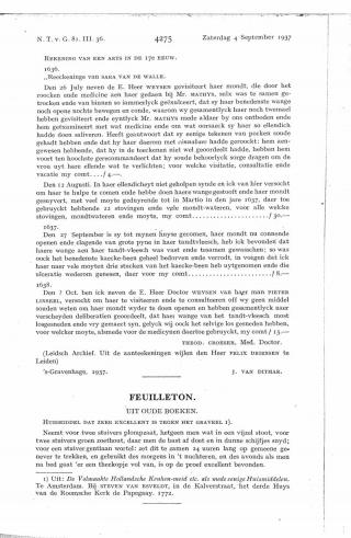 Eerste pagina van het artikel zoals het is gepubliceerd in het tijdschrift