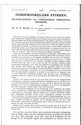 Eerste pagina van het artikel zoals het is gepubliceerd in het tijdschrift