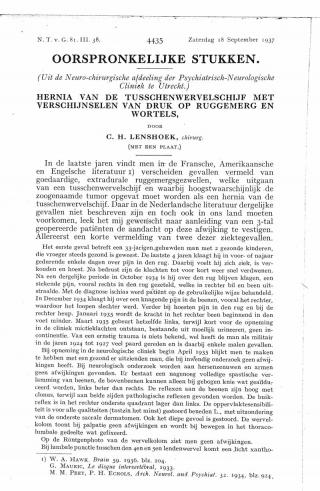 Eerste pagina van het artikel zoals het is gepubliceerd in het tijdschrift