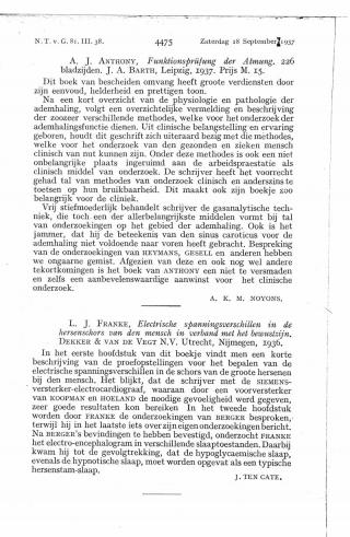 Eerste pagina van het artikel zoals het is gepubliceerd in het tijdschrift