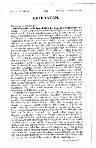 Eerste pagina van het artikel zoals het is gepubliceerd in het tijdschrift