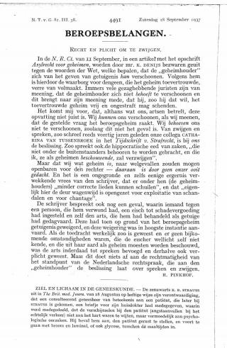 Eerste pagina van het artikel zoals het is gepubliceerd in het tijdschrift