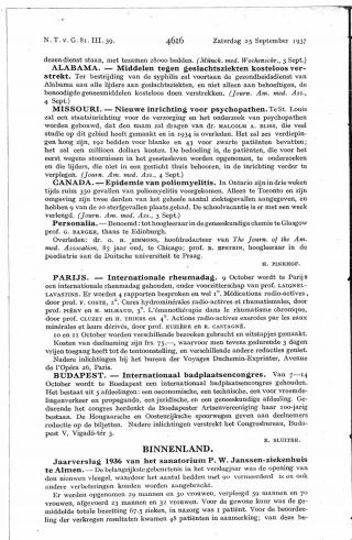 Eerste pagina van het artikel zoals het is gepubliceerd in het tijdschrift