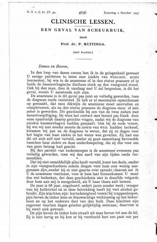 Eerste pagina van het artikel zoals het is gepubliceerd in het tijdschrift