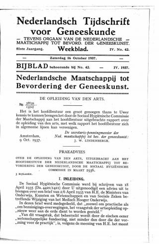 Eerste pagina van het artikel zoals het is gepubliceerd in het tijdschrift