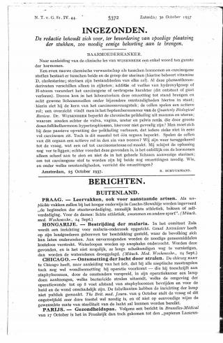 Eerste pagina van het artikel zoals het is gepubliceerd in het tijdschrift