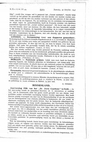 Eerste pagina van het artikel zoals het is gepubliceerd in het tijdschrift