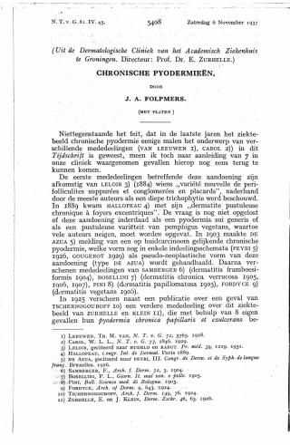 Eerste pagina van het artikel zoals het is gepubliceerd in het tijdschrift