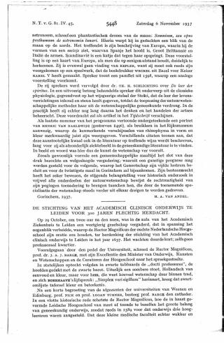 Eerste pagina van het artikel zoals het is gepubliceerd in het tijdschrift