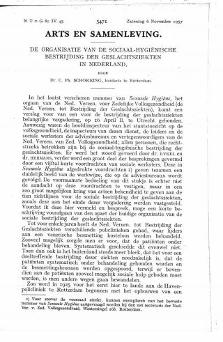 Eerste pagina van het artikel zoals het is gepubliceerd in het tijdschrift