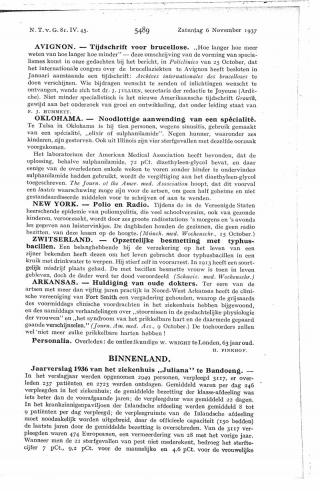 Eerste pagina van het artikel zoals het is gepubliceerd in het tijdschrift