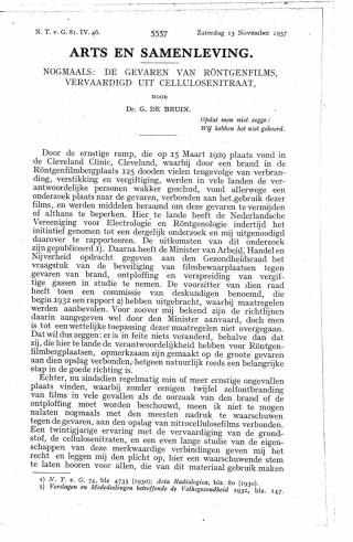 Eerste pagina van het artikel zoals het is gepubliceerd in het tijdschrift