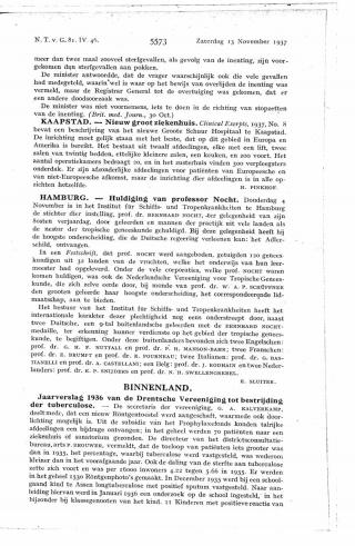 Eerste pagina van het artikel zoals het is gepubliceerd in het tijdschrift