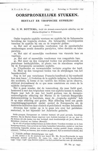 Eerste pagina van het artikel zoals het is gepubliceerd in het tijdschrift