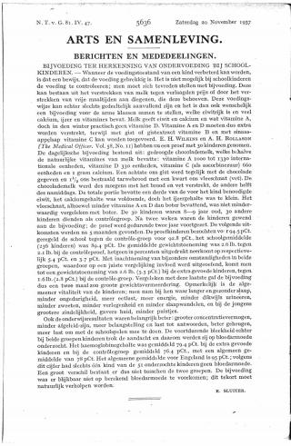 Eerste pagina van het artikel zoals het is gepubliceerd in het tijdschrift