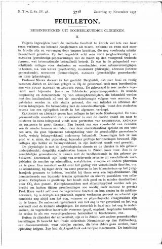 Eerste pagina van het artikel zoals het is gepubliceerd in het tijdschrift