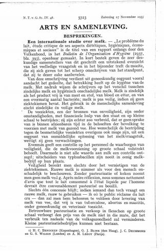 Eerste pagina van het artikel zoals het is gepubliceerd in het tijdschrift