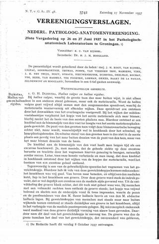 Eerste pagina van het artikel zoals het is gepubliceerd in het tijdschrift