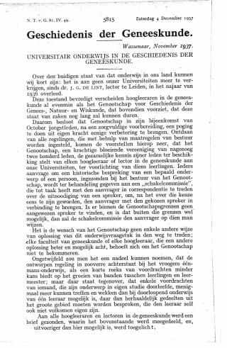 Eerste pagina van het artikel zoals het is gepubliceerd in het tijdschrift