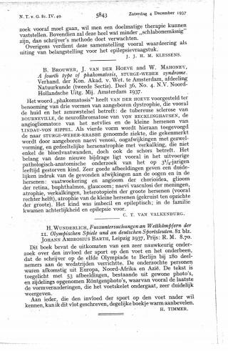 Eerste pagina van het artikel zoals het is gepubliceerd in het tijdschrift