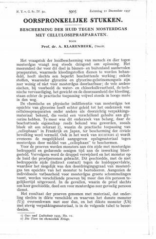 Eerste pagina van het artikel zoals het is gepubliceerd in het tijdschrift