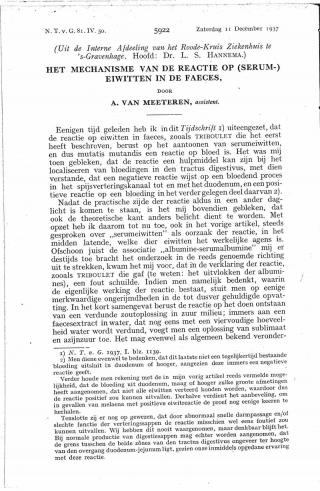 Eerste pagina van het artikel zoals het is gepubliceerd in het tijdschrift