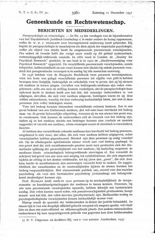 Eerste pagina van het artikel zoals het is gepubliceerd in het tijdschrift