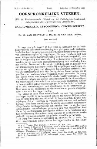 Eerste pagina van het artikel zoals het is gepubliceerd in het tijdschrift