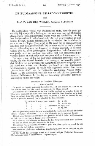 Eerste pagina van het artikel zoals het is gepubliceerd in het tijdschrift