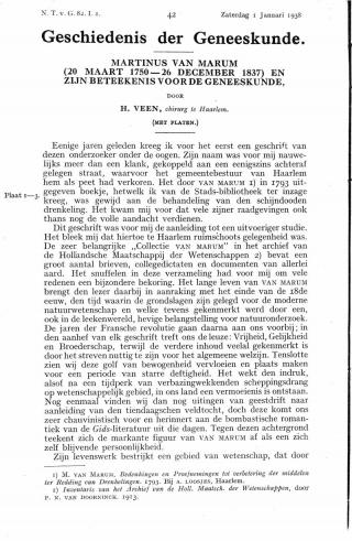 Eerste pagina van het artikel zoals het is gepubliceerd in het tijdschrift