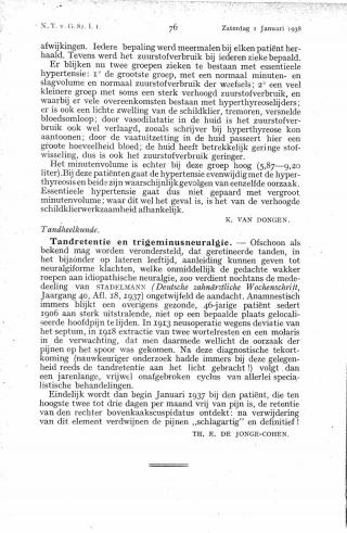 Eerste pagina van het artikel zoals het is gepubliceerd in het tijdschrift