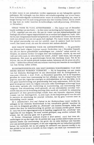 Eerste pagina van het artikel zoals het is gepubliceerd in het tijdschrift