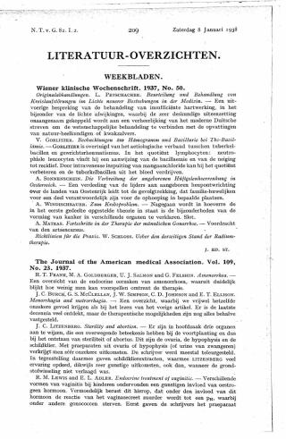 Eerste pagina van het artikel zoals het is gepubliceerd in het tijdschrift