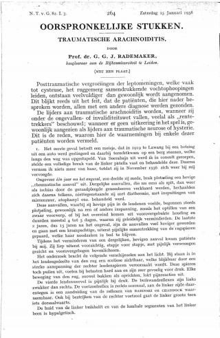 Eerste pagina van het artikel zoals het is gepubliceerd in het tijdschrift