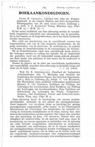 Eerste pagina van het artikel zoals het is gepubliceerd in het tijdschrift