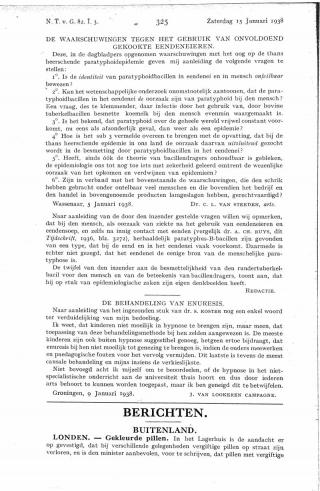 Eerste pagina van het artikel zoals het is gepubliceerd in het tijdschrift