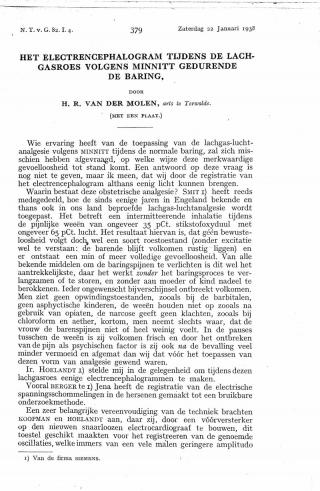 Eerste pagina van het artikel zoals het is gepubliceerd in het tijdschrift