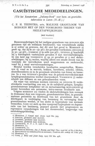 Eerste pagina van het artikel zoals het is gepubliceerd in het tijdschrift