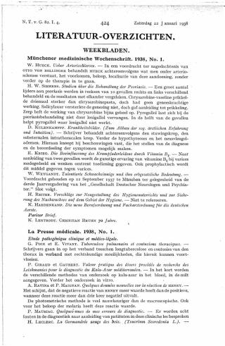 Eerste pagina van het artikel zoals het is gepubliceerd in het tijdschrift