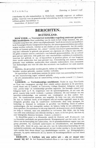 Eerste pagina van het artikel zoals het is gepubliceerd in het tijdschrift