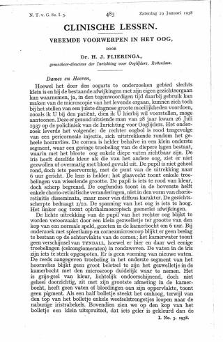 Eerste pagina van het artikel zoals het is gepubliceerd in het tijdschrift