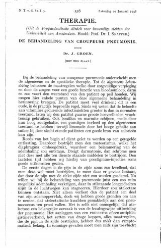 Eerste pagina van het artikel zoals het is gepubliceerd in het tijdschrift