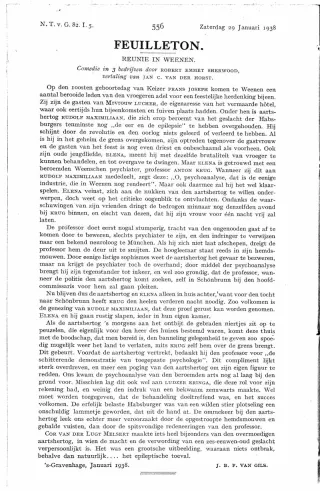 Eerste pagina van het artikel zoals het is gepubliceerd in het tijdschrift