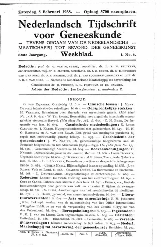 Eerste pagina van het artikel zoals het is gepubliceerd in het tijdschrift