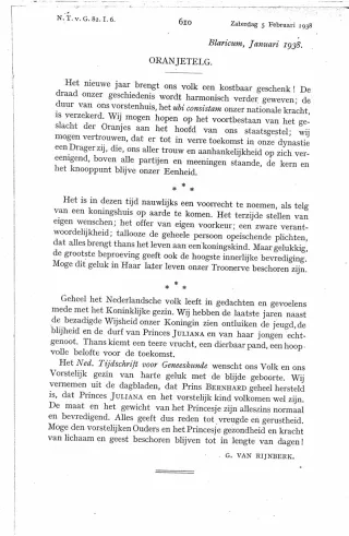 Eerste pagina van het artikel zoals het is gepubliceerd in het tijdschrift