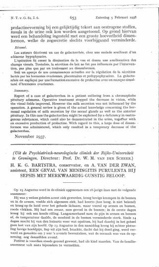 Eerste pagina van het artikel zoals het is gepubliceerd in het tijdschrift