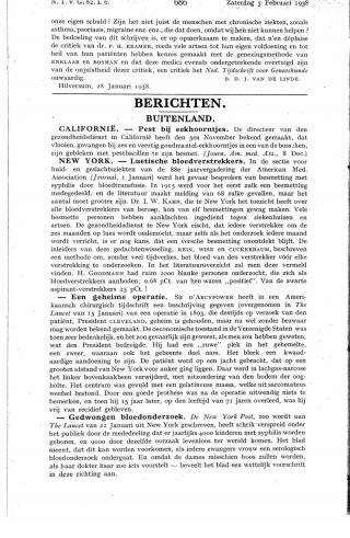 Eerste pagina van het artikel zoals het is gepubliceerd in het tijdschrift