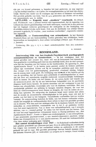 Eerste pagina van het artikel zoals het is gepubliceerd in het tijdschrift
